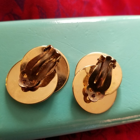 Vintage Napier Sterling Silver vermeil earrings - Picture 4 of 10